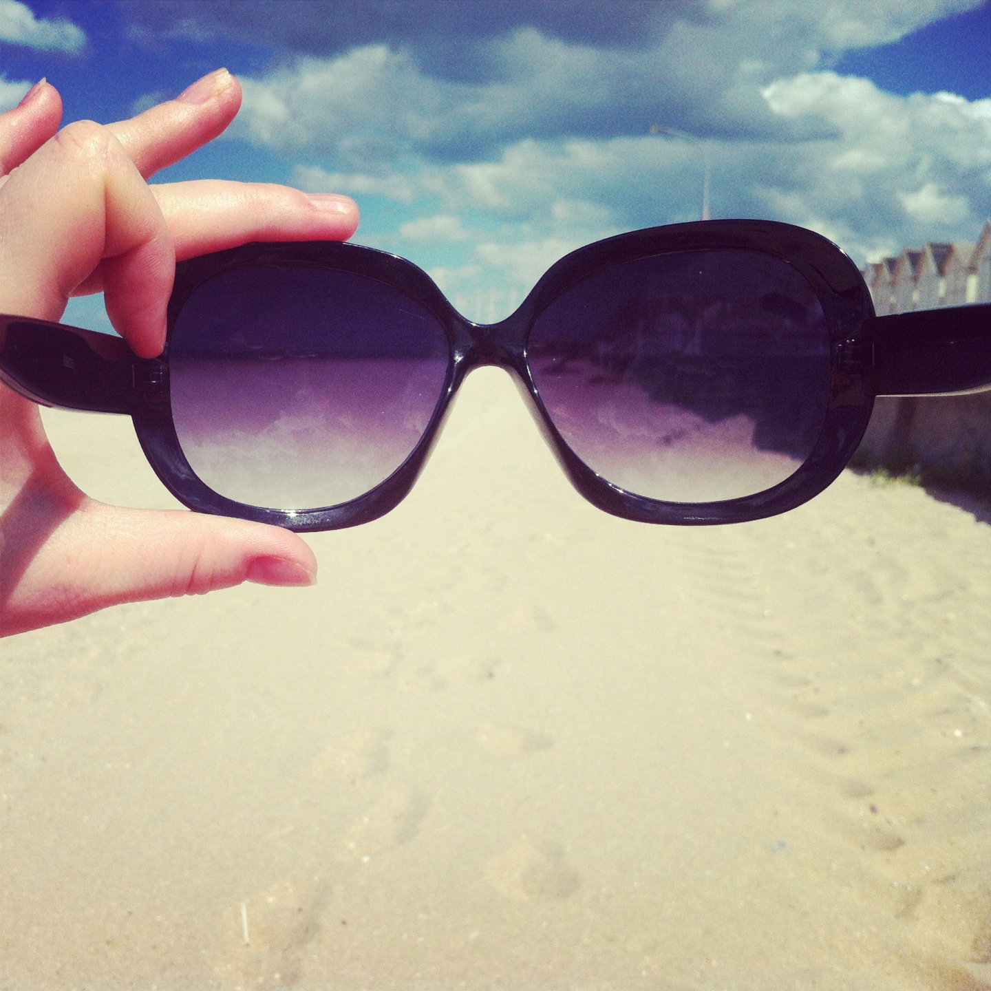 lunettes de soleil ray ban plage
