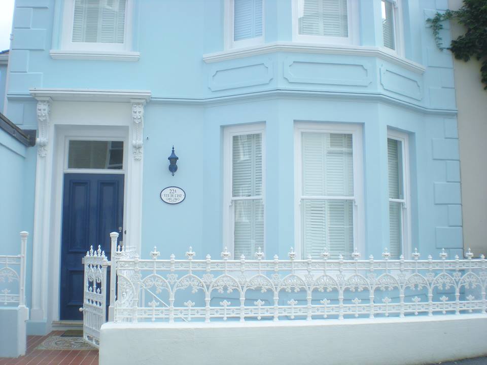 maison bleue anglaise