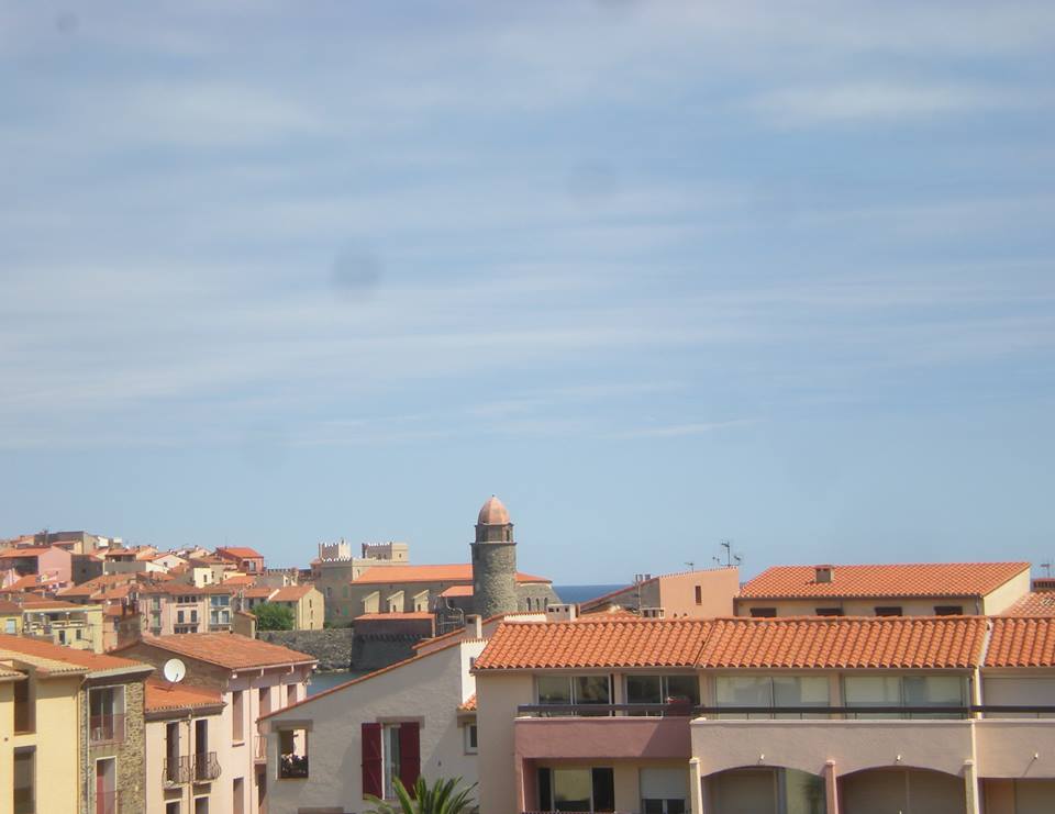 La vue sur Collioure depuis notre balcon