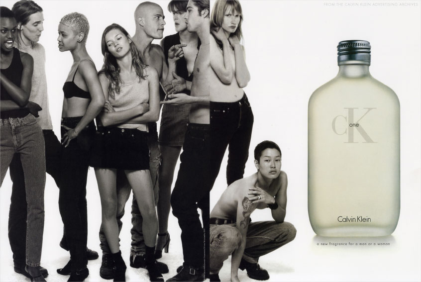 CK one, de Calvin Klein et les années 90
