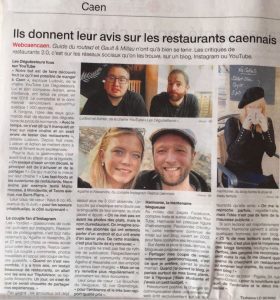 Sur Instagram ou YouTube, ils vous donnent leur avis sur les restaurants caennais