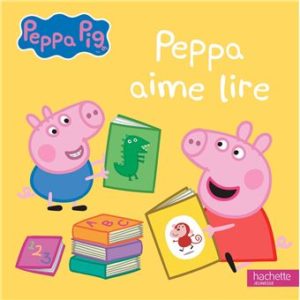 peppa pig aime lire