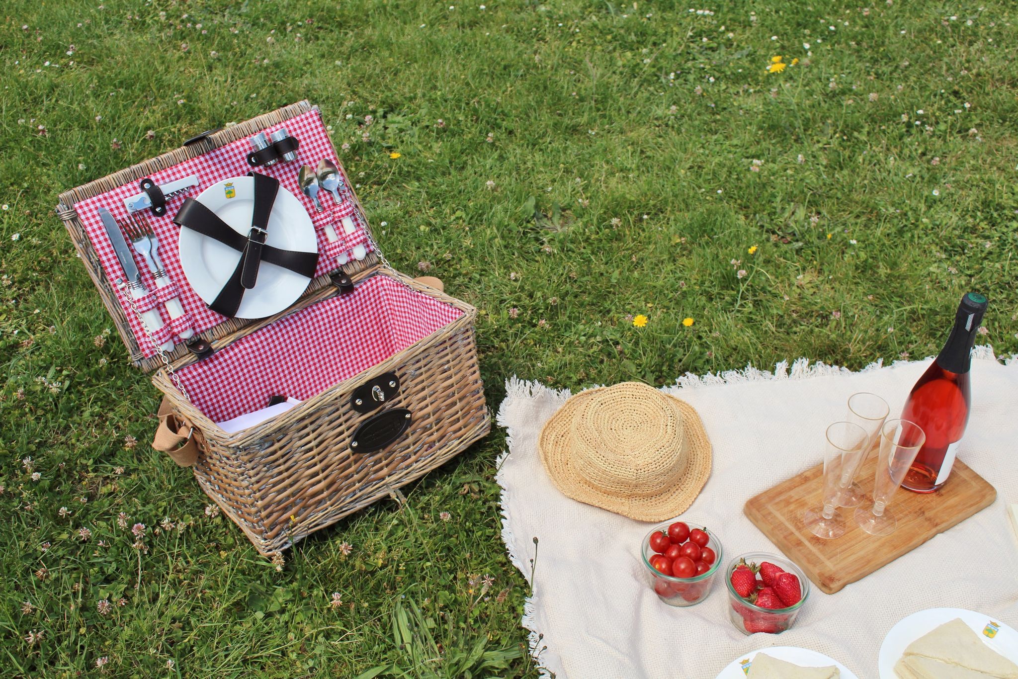 panier de picnic en osier