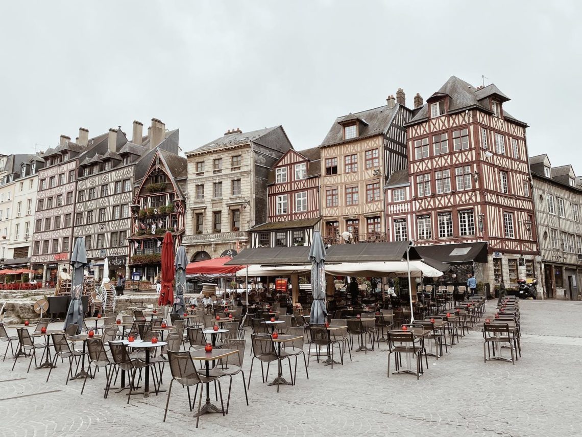 Rouen place du Vieux Marché